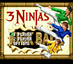 3 Ninjas Kick Back Title Screen